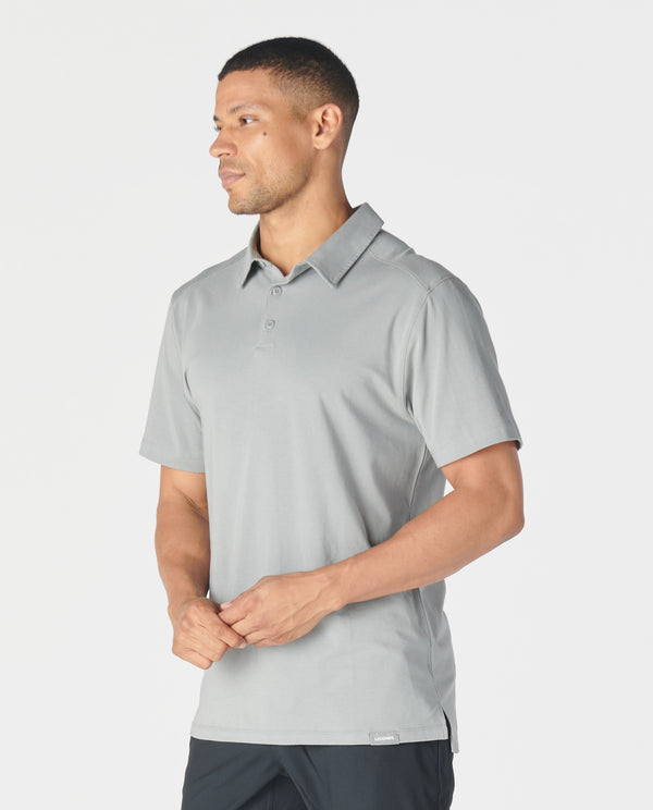 Aviation Polo Medium Gray