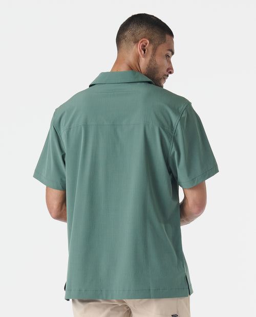 Chief Camp Collar Shirt Hunter Green