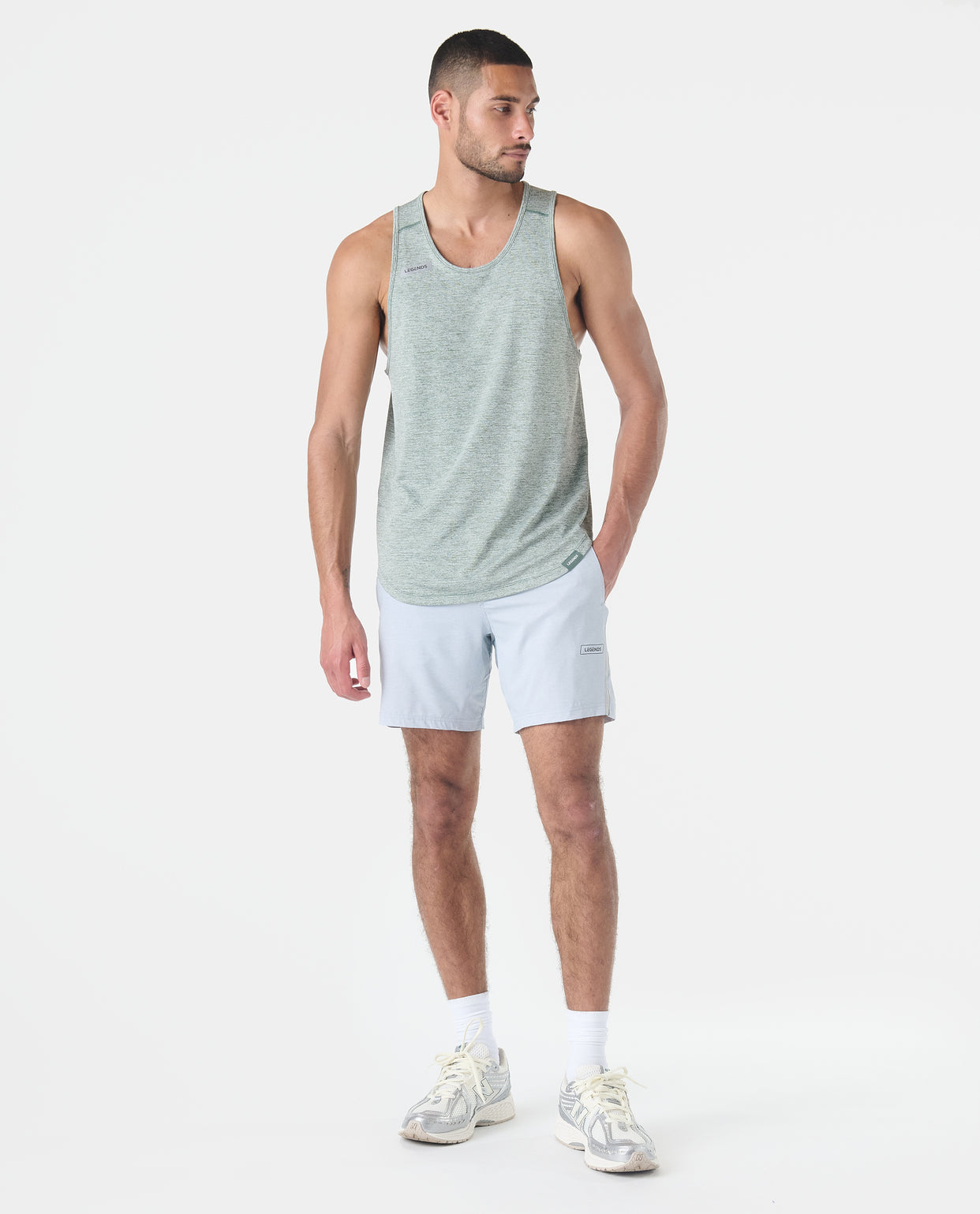 Enzo Tank Hunter Green Heather