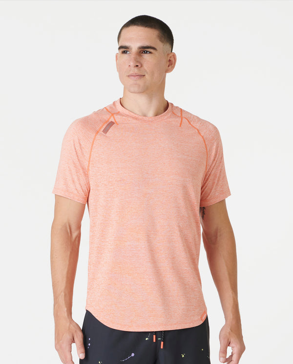 Enzo Tee Coral Heather