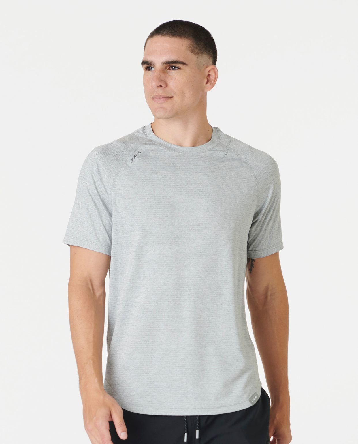 Enzo Tee Heather Gray