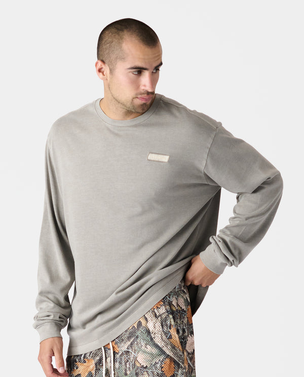 Fairfax Oversized LS Tee Washed Taupe