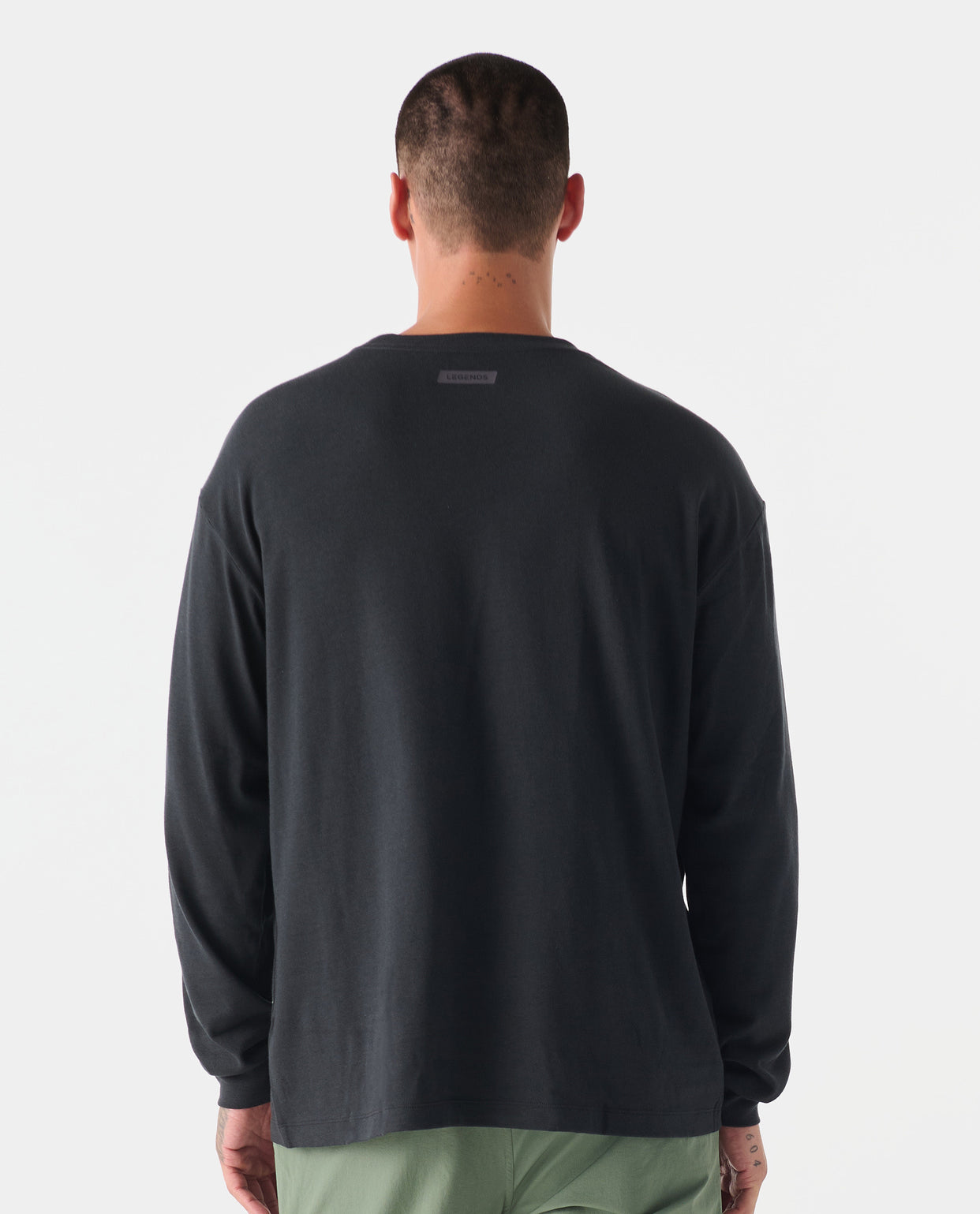 Fairfax Oversized LS Tee Black