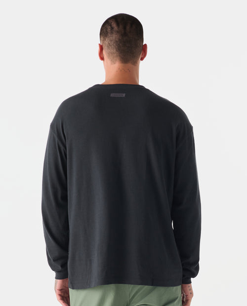 Fairfax Oversized LS Tee Black