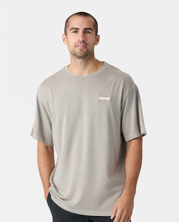 Fairfax Oversized Tee Washed Taupe