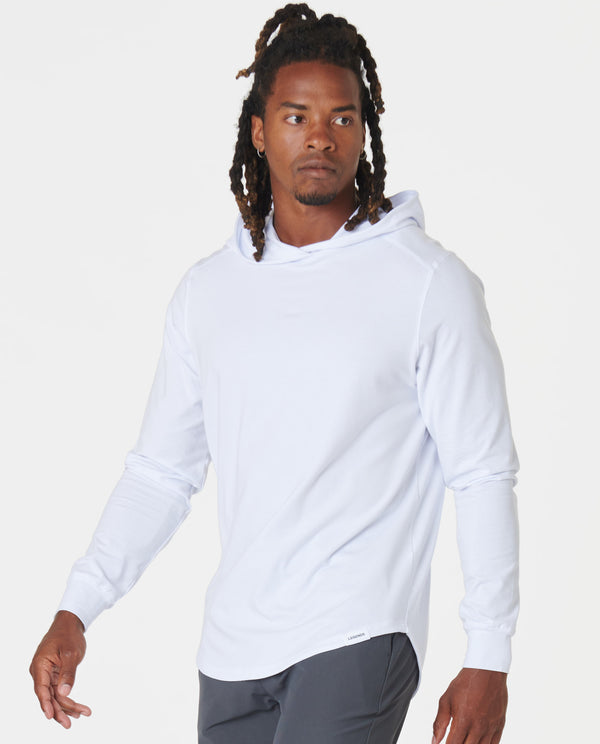 Aviation Tee Hooded LS White