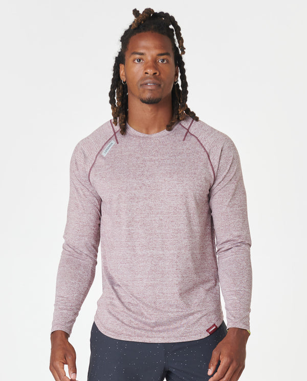 Enzo LS Tee Zinfandel Heather