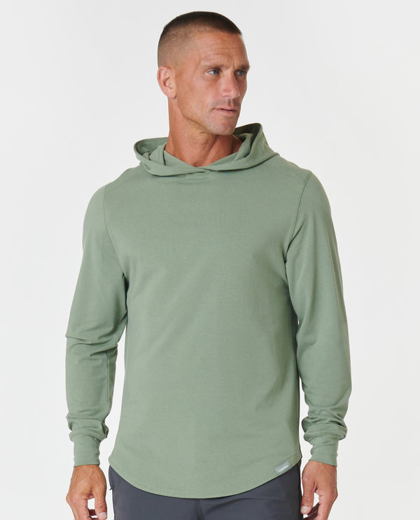 Aviation Tee Hooded LS Sea Spray
