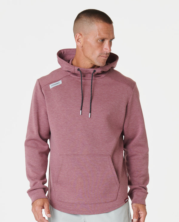 Hawthorne Tech Hoodie Zinfandel Heather