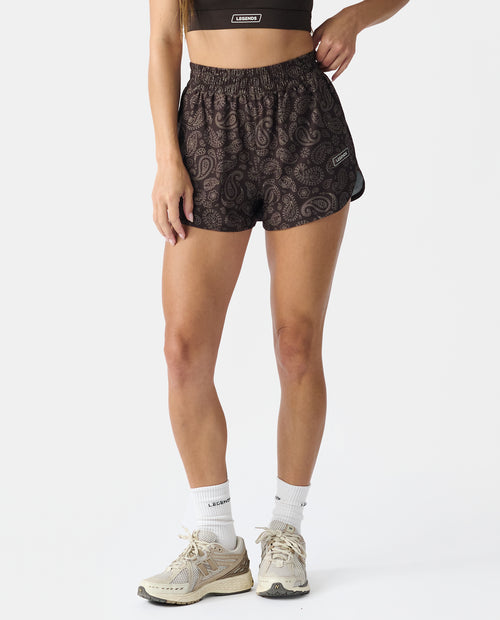 Leni Short Stitch Paisley Java