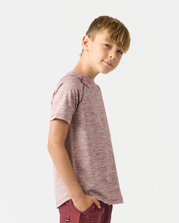 Little Legends Enzo Tee Ruby Heather