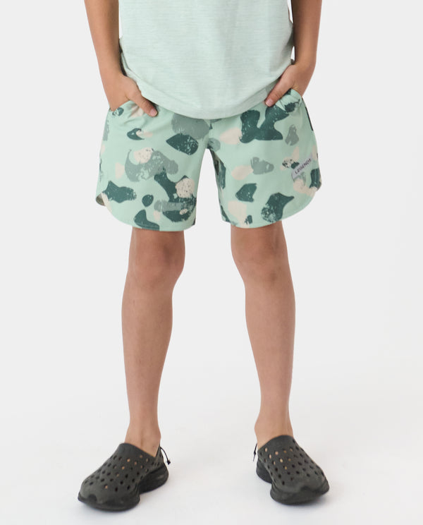 Little Legends Luka Short Distressed Camo Dusty Sage