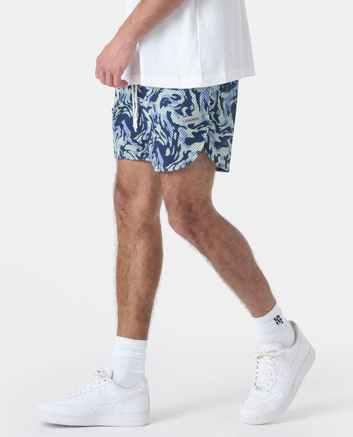 Luka Mesh Short Hydrocoral Sea