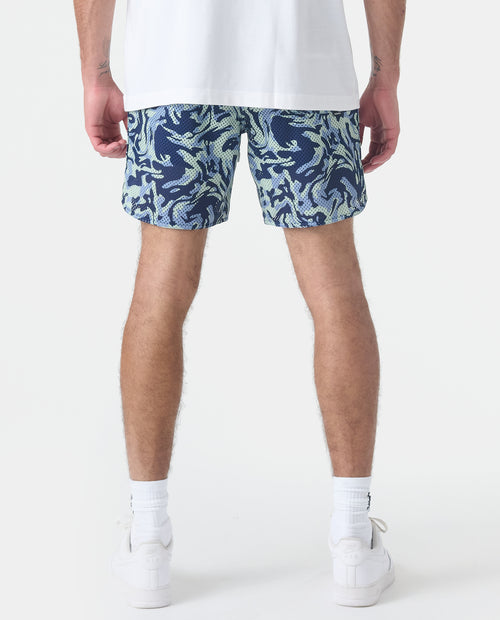 Luka Mesh Short Hydrocoral Sea