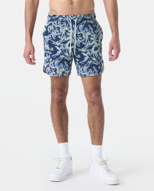Luka Mesh Short Hydrocoral Sea