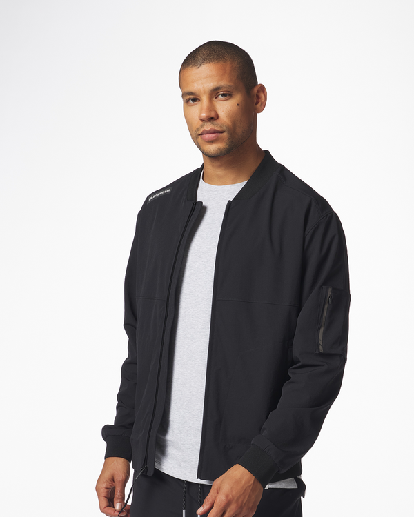 Carson Bomber Jacket Black