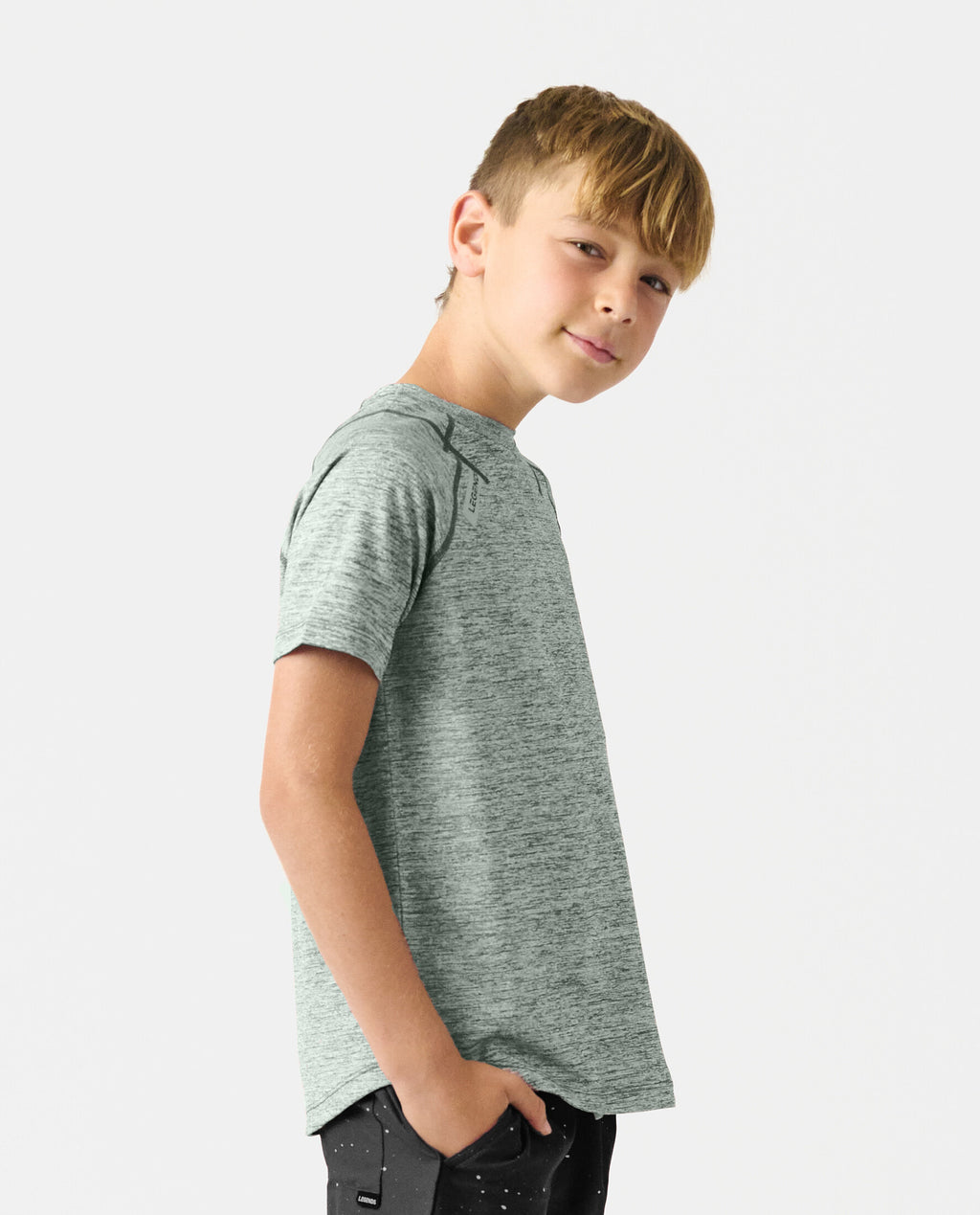 Little Legends Enzo Tee Sierra Heather