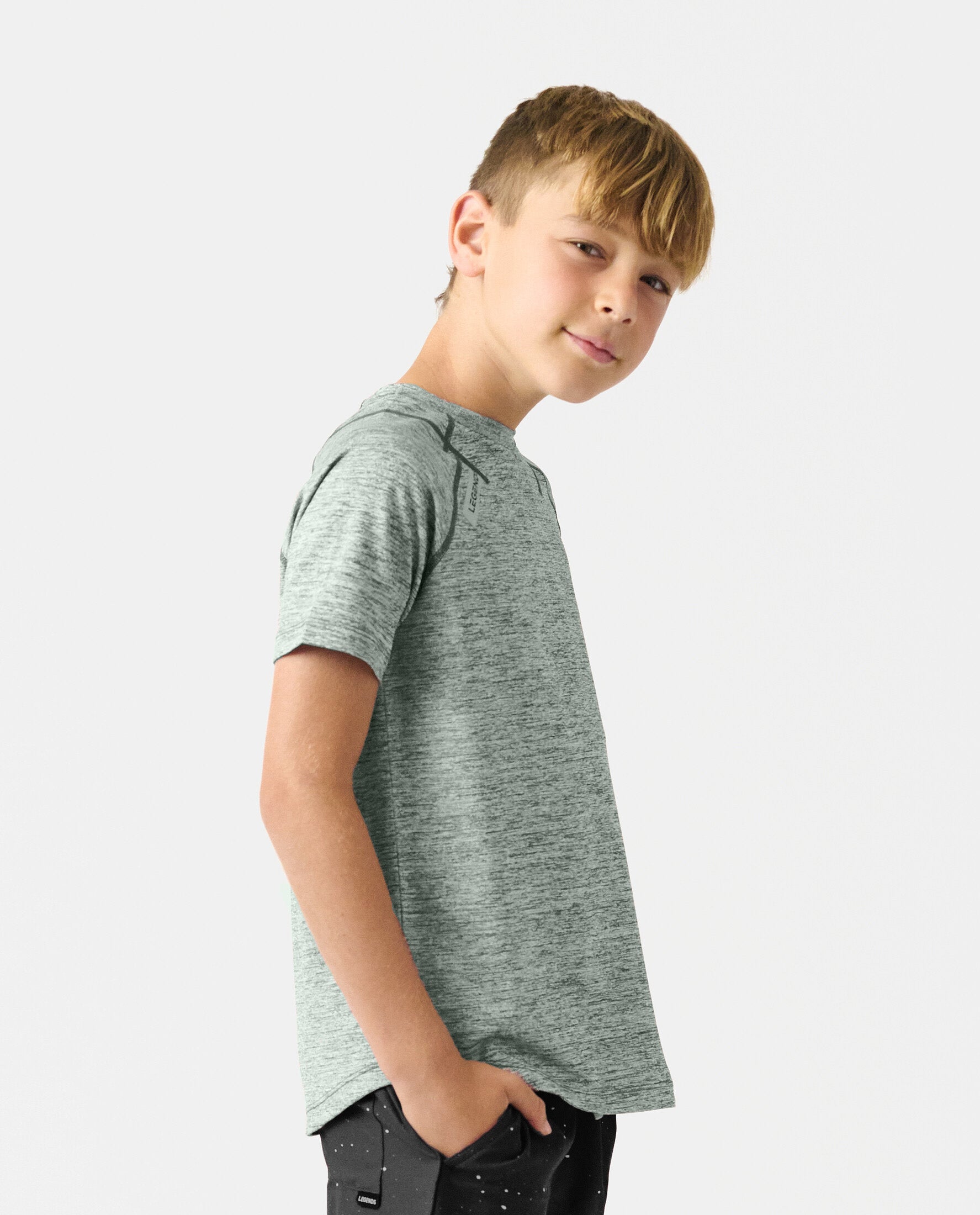 Little Legends Enzo Tee Sierra Heather