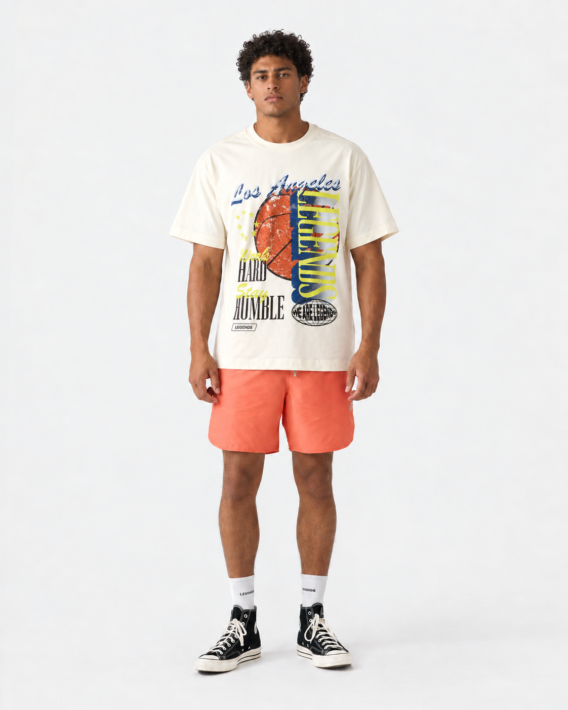 Heritage Oversized Tee WHSH Natural White - 2