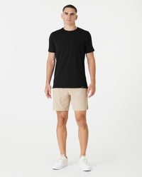 Aviation Tee Split-Hem Black