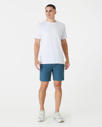 Aviation Tee Split-Hem White