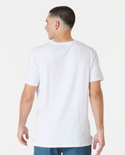 White tee shirt back cheap
