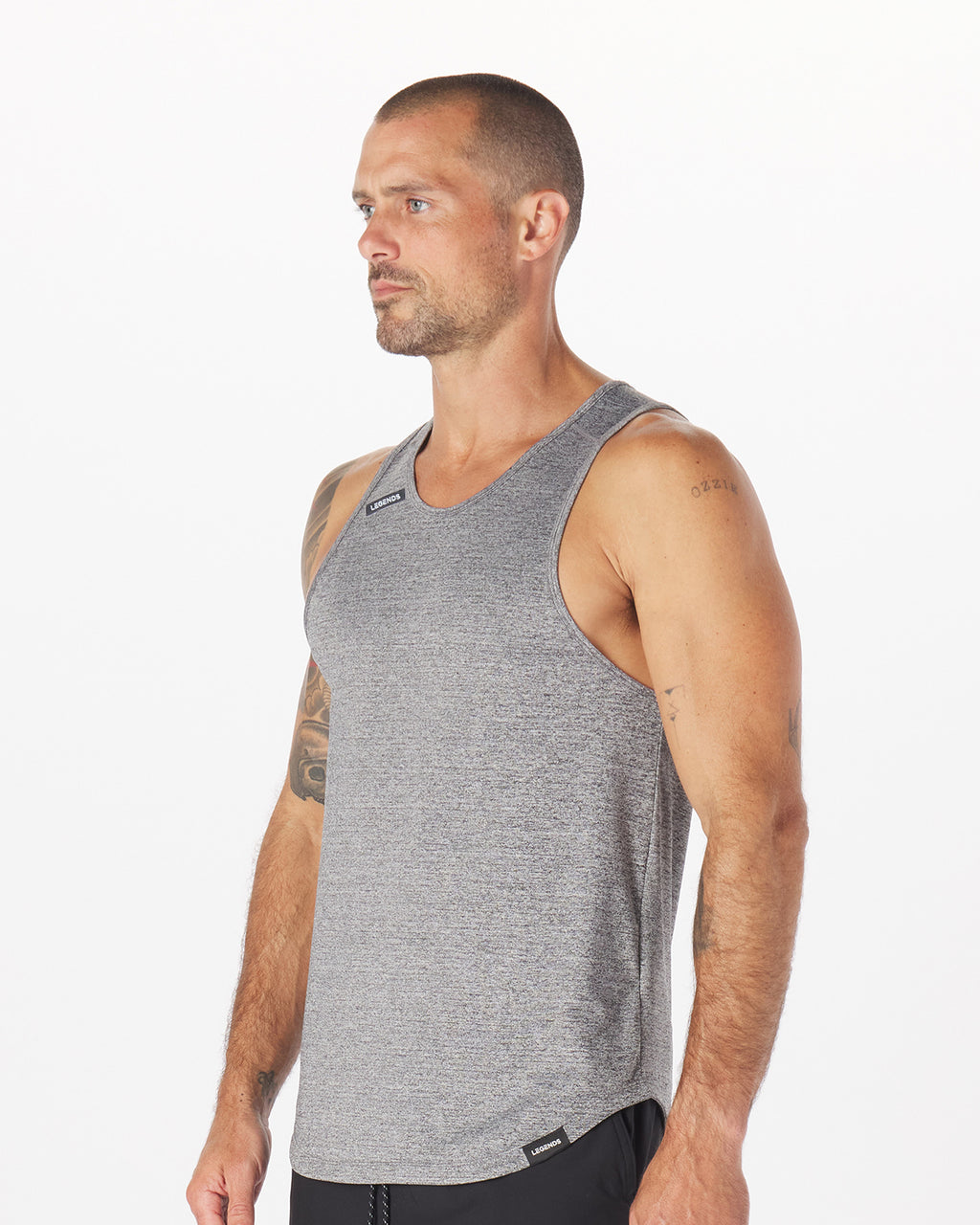 Enzo Tank Black Heather