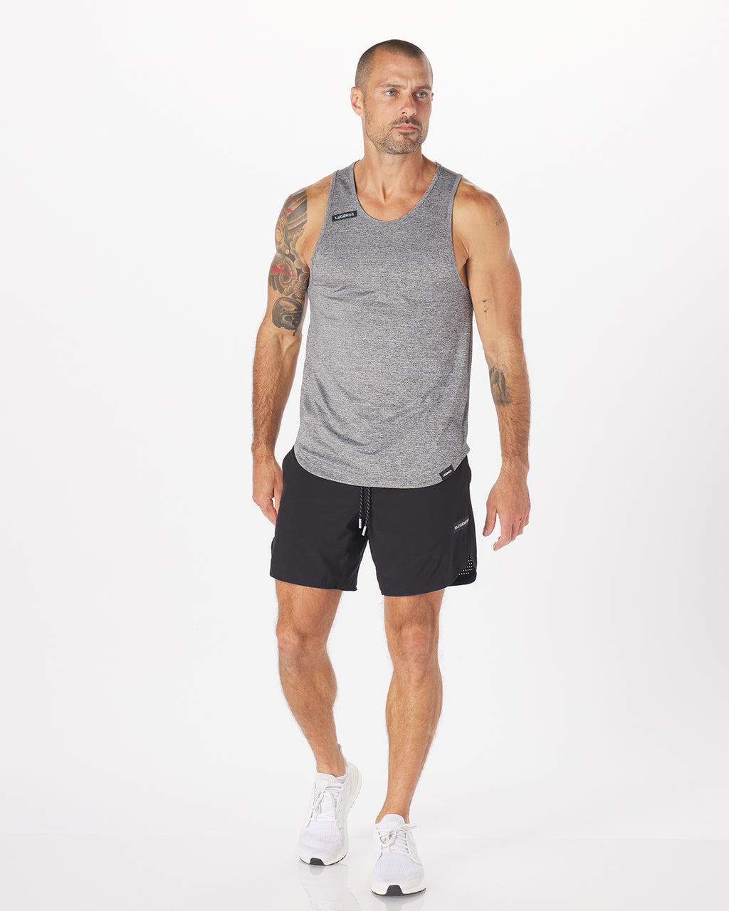 Enzo Tank Black Heather