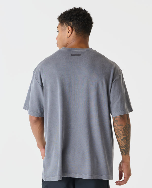 Leave Your Legacy Fairfax Oversized Tee Washed Charcoal
