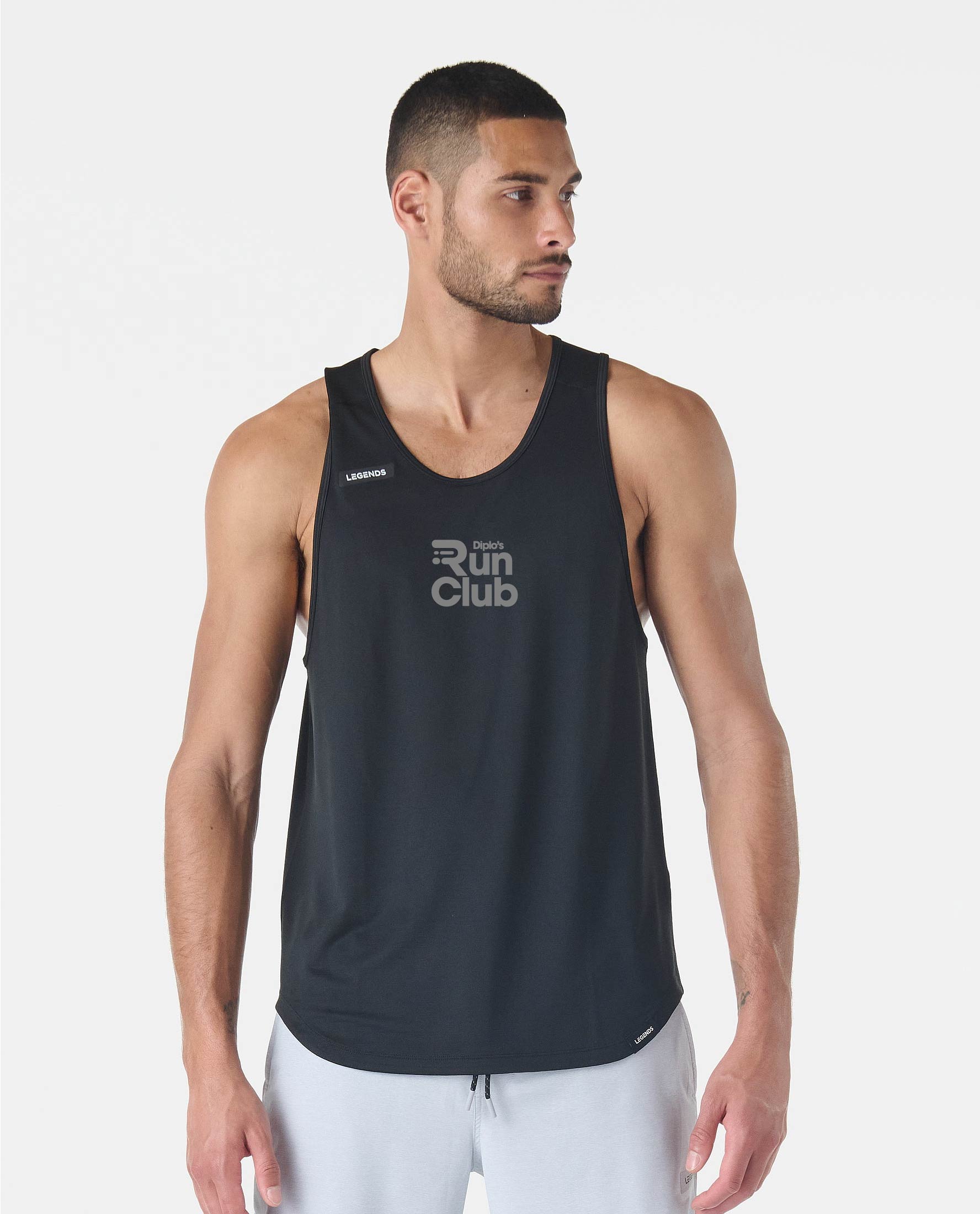 Legends x Diplo Run Club Enzo Tank Black