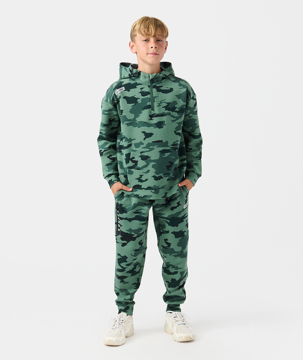 Little Legends Hawthorne Tech Jogger Dark Moss Camo - 6