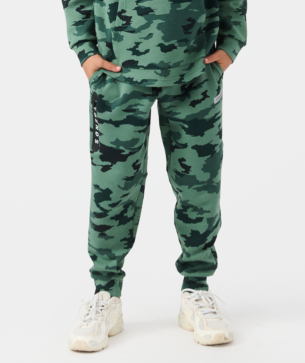 Little Legends Hawthorne Tech Jogger Dark Moss Camo - 1