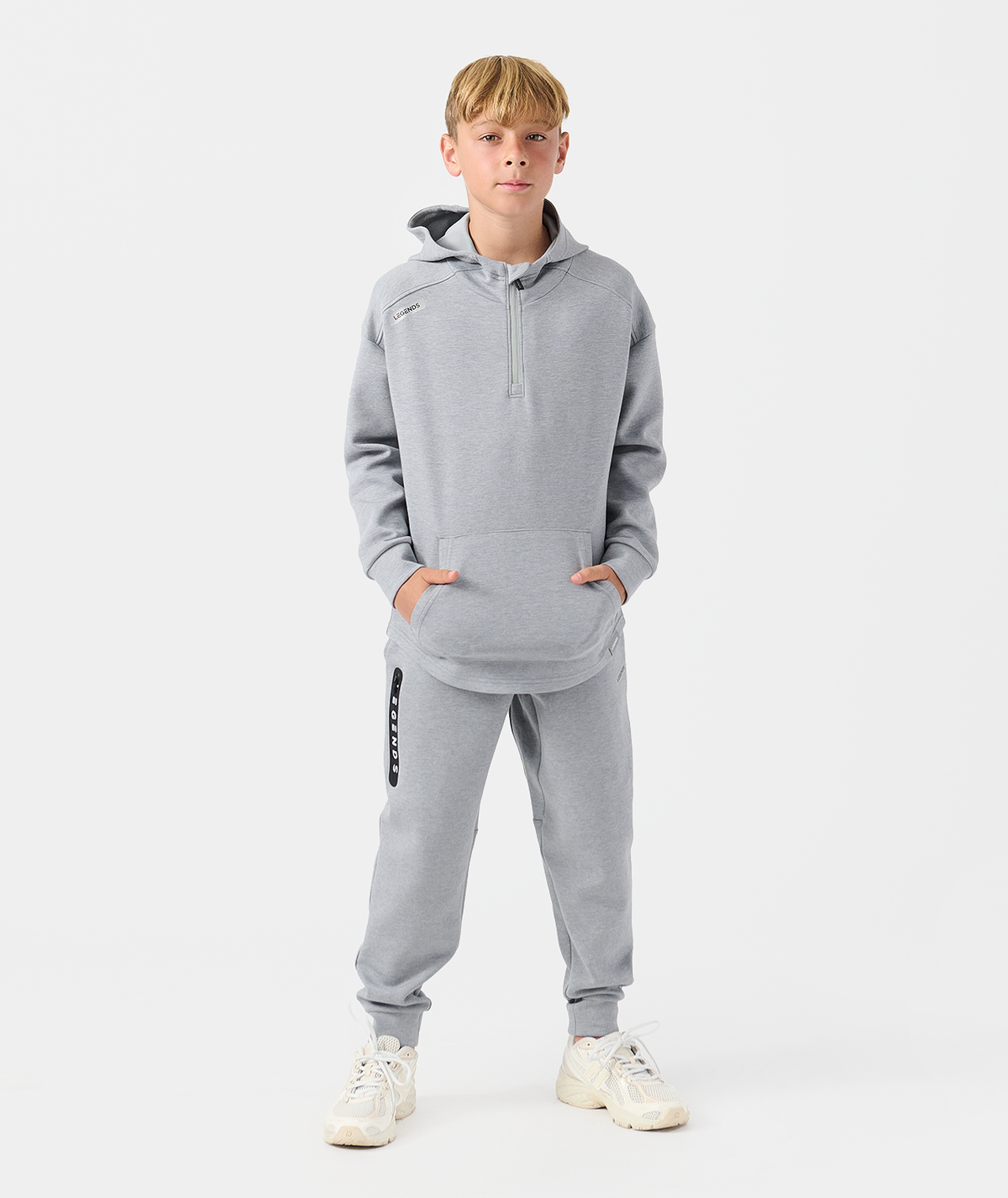 Little Legends Hawthorne Tech Jogger Medium Gray Heather - 7