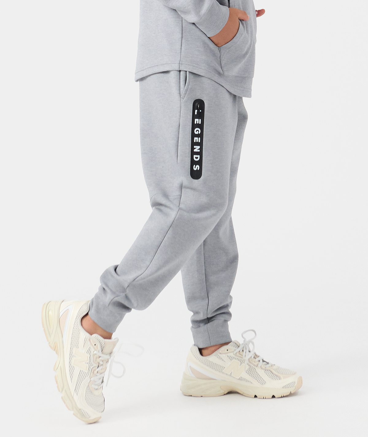 Little Legends Hawthorne Tech Jogger Medium Gray Heather - 3