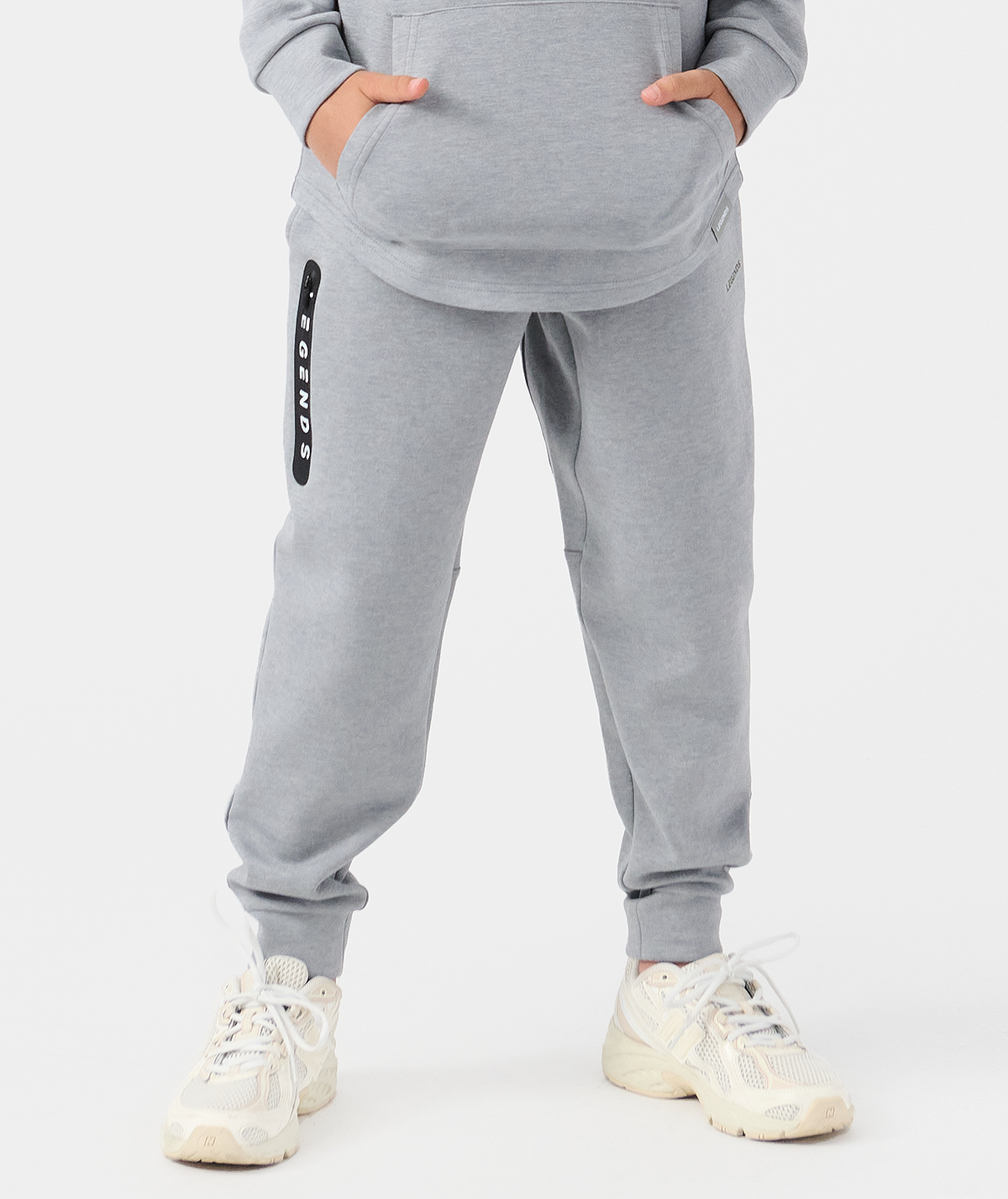 Little Legends Hawthorne Tech Jogger Medium Gray Heather - 1