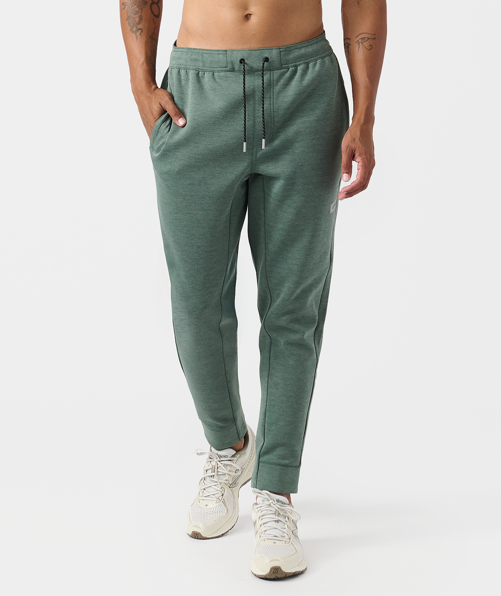 Hawthorne Tech Jogger Dark Moss Heather - 1