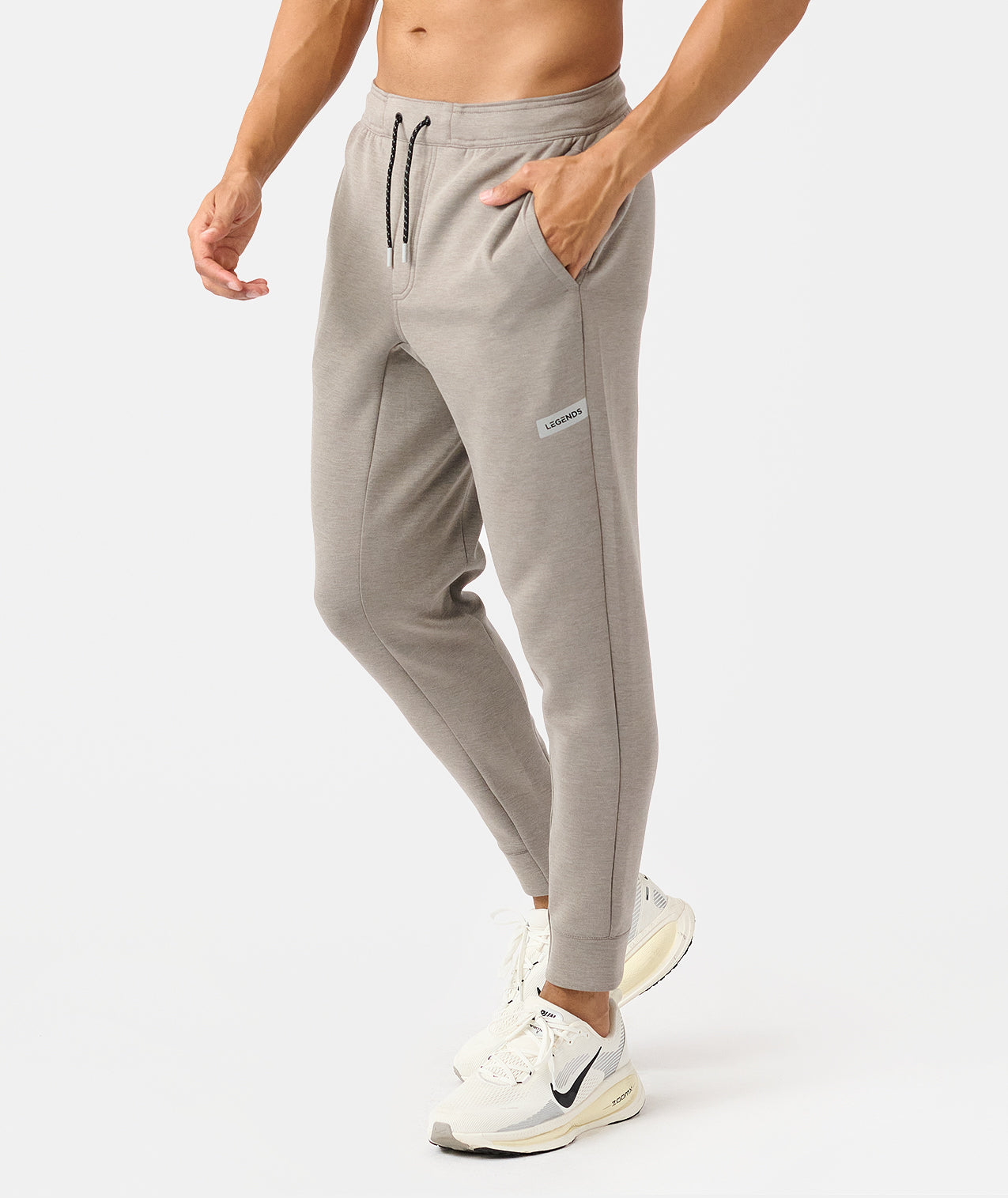 Hawthorne Tech Jogger Taupe Heather - 2