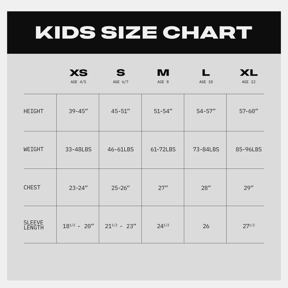 Size Guide