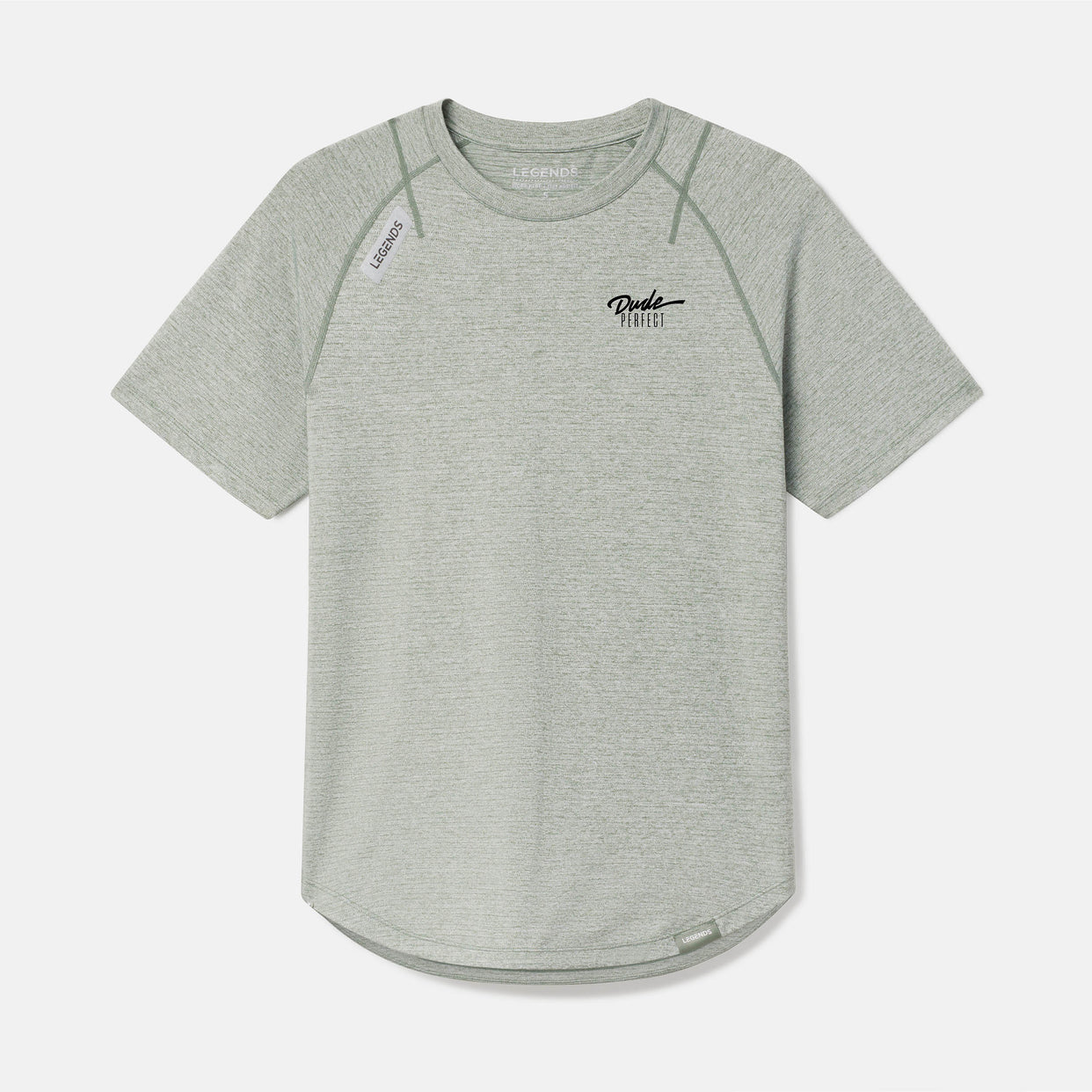 Dude Perfect x Legends Enzo Tee Sea Spray Heather