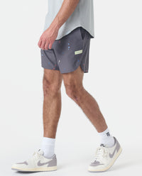 Luka Short Charcoal Space Drip