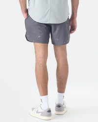 Luka Short Charcoal Space Drip