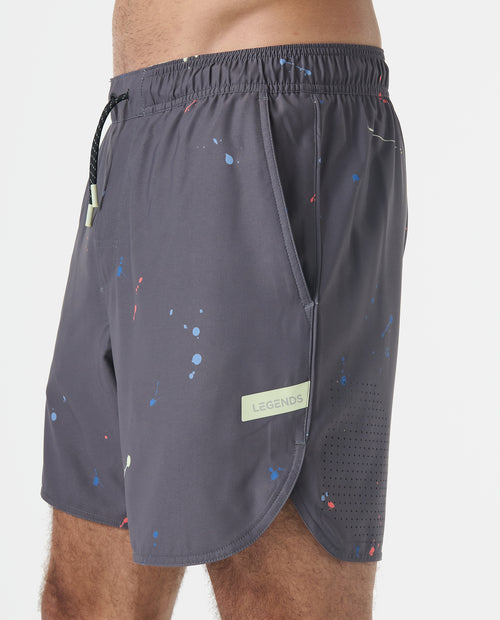 Luka Short Charcoal Space Drip
