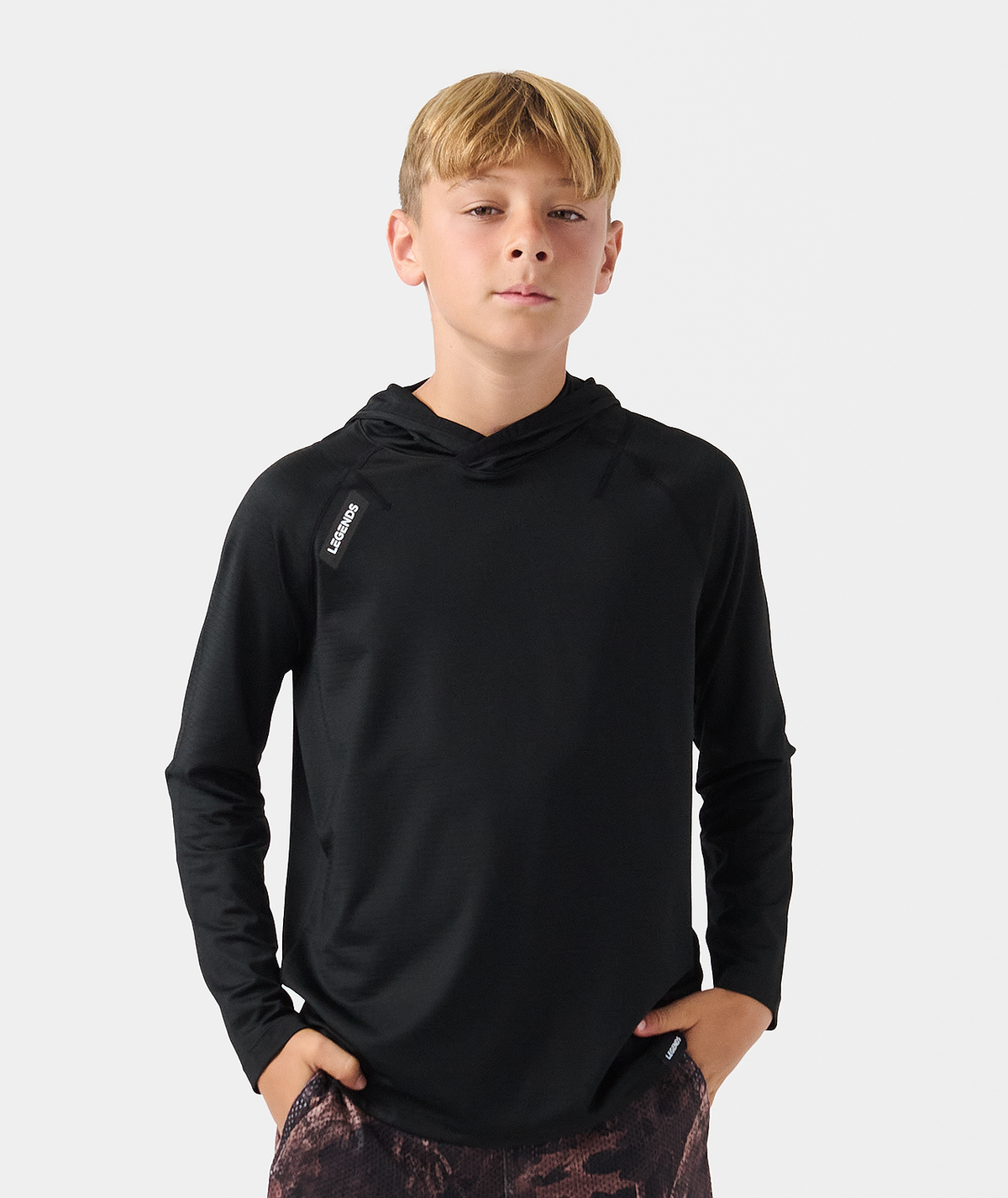 Little Legends Enzo Hooded LS Black - 1