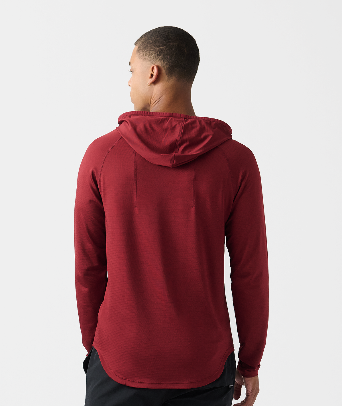 Enzo Hooded LS Crimson - 3