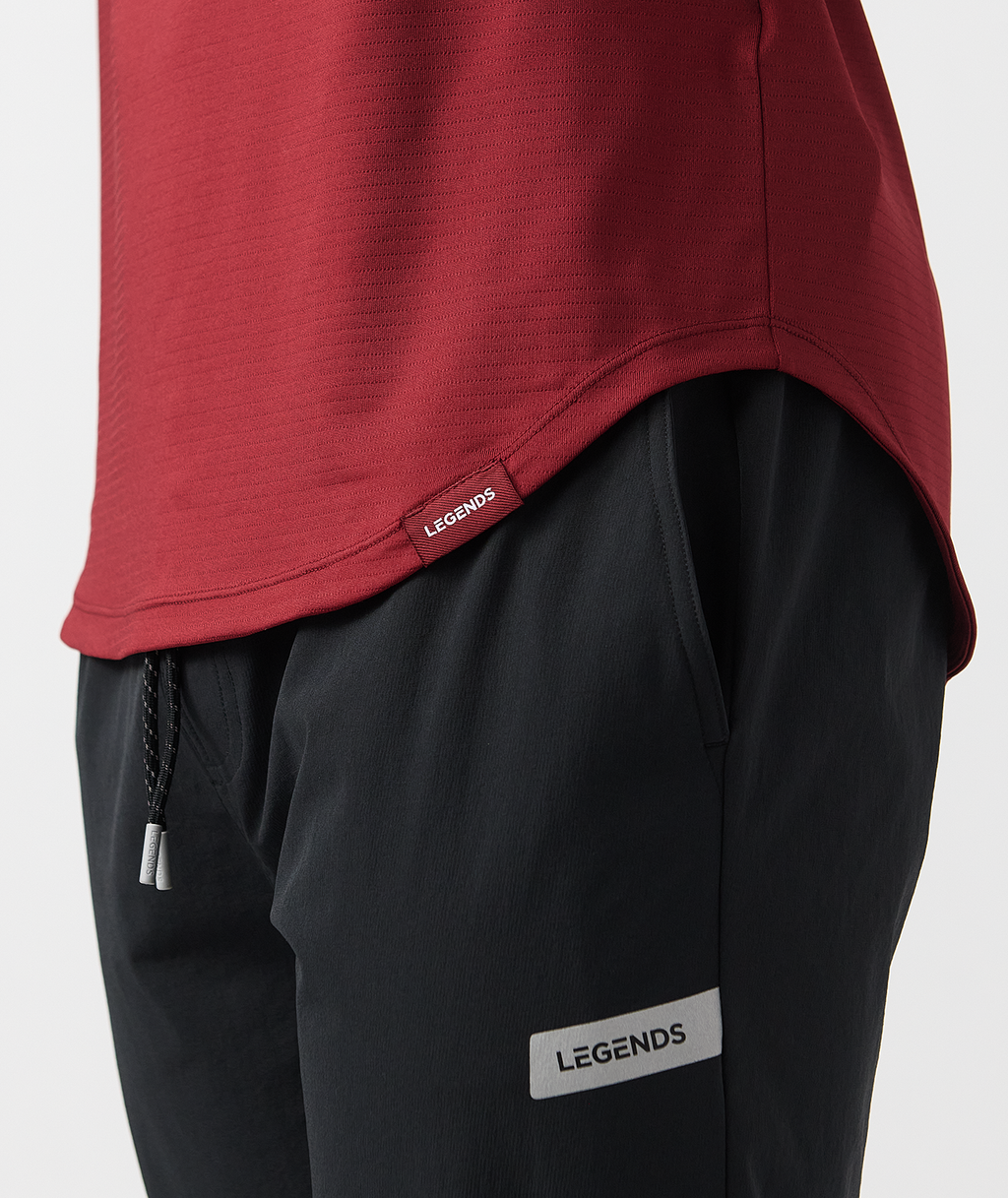 Enzo Hooded LS Crimson - 5