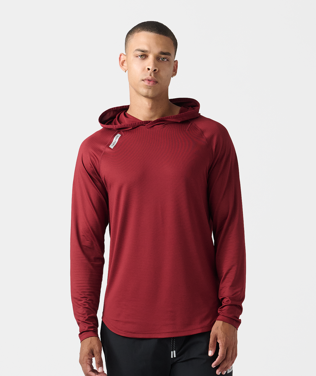 Enzo Hooded LS Crimson - 1
