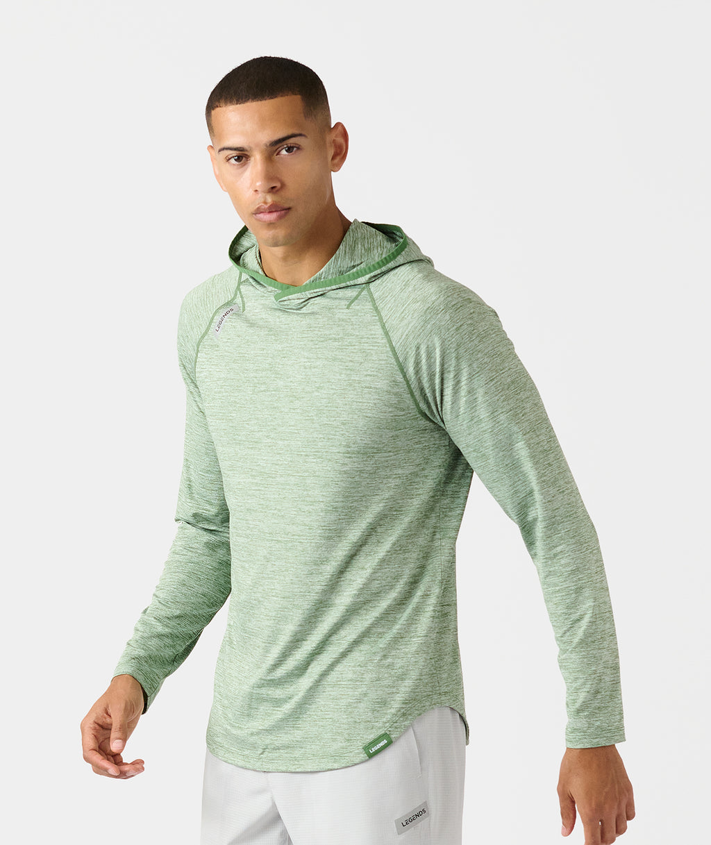 Enzo Hooded LS Elm Heather - 2