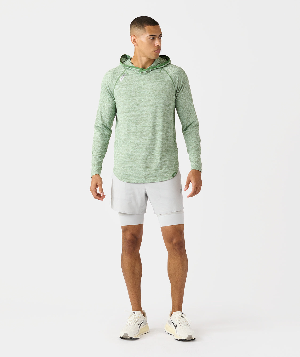 Enzo Hooded LS Elm Heather - 8