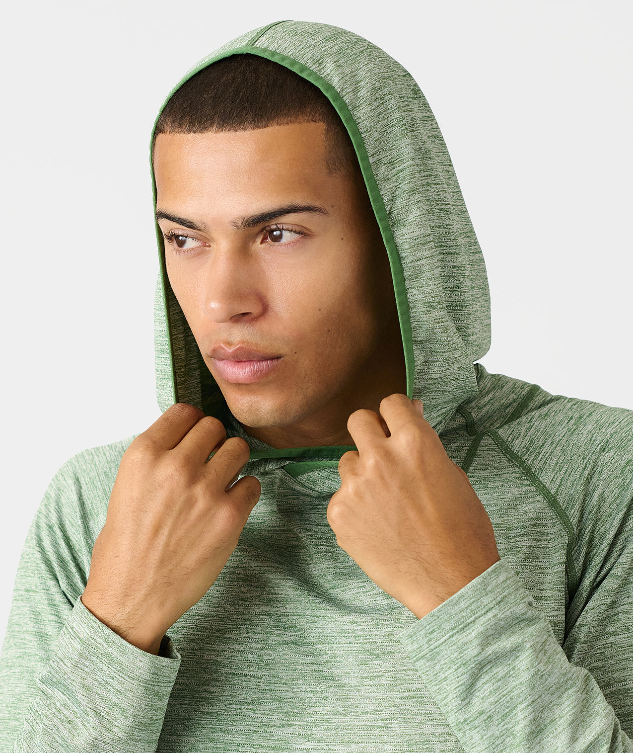 Enzo Hooded LS Elm Heather - 5