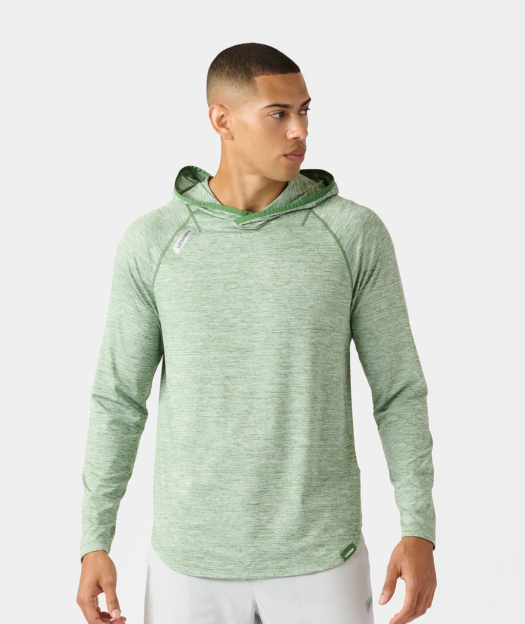 Enzo Hooded LS Elm Heather - 1